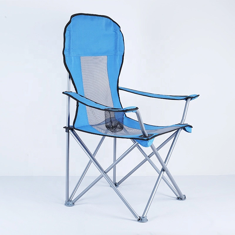 Outdoor leisure aluminum lightweight portable folding beach chair