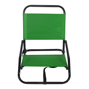 Wholesale Customized Low Back Aluminum Frame Folding Beach Chair