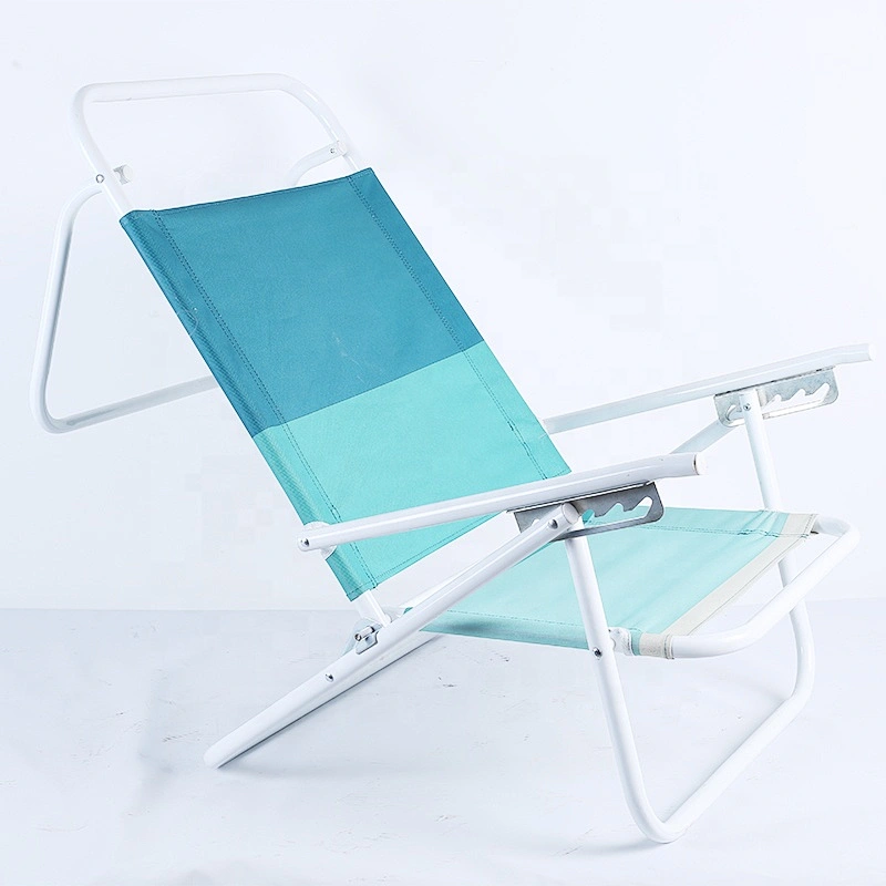 Outdoor leisure aluminum lightweight portable folding beach chair