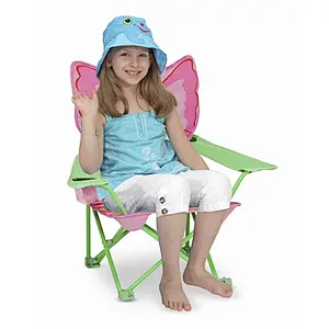 Wholesale Cheap Outdoor Fabric Cartoon Customized Animal Folding Kid Chair