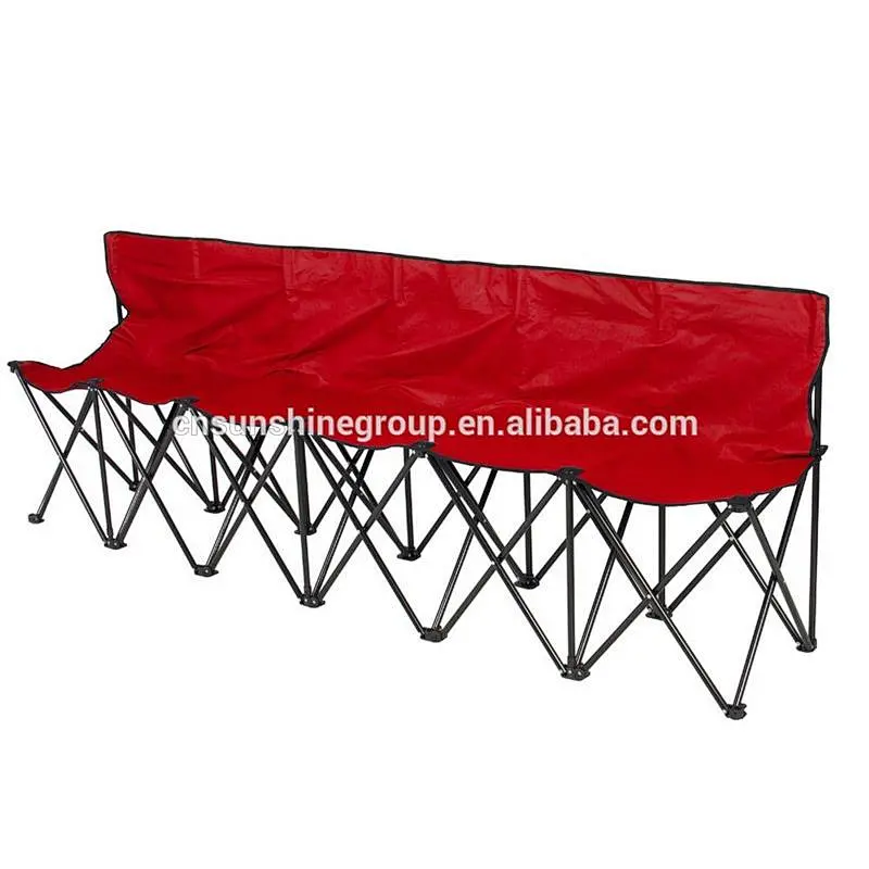 6-Seater Bench Chairs with Back Rest