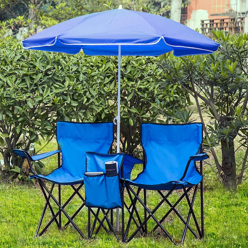 Portable Reclining Folding Beach Camp Chairs With Umbrella