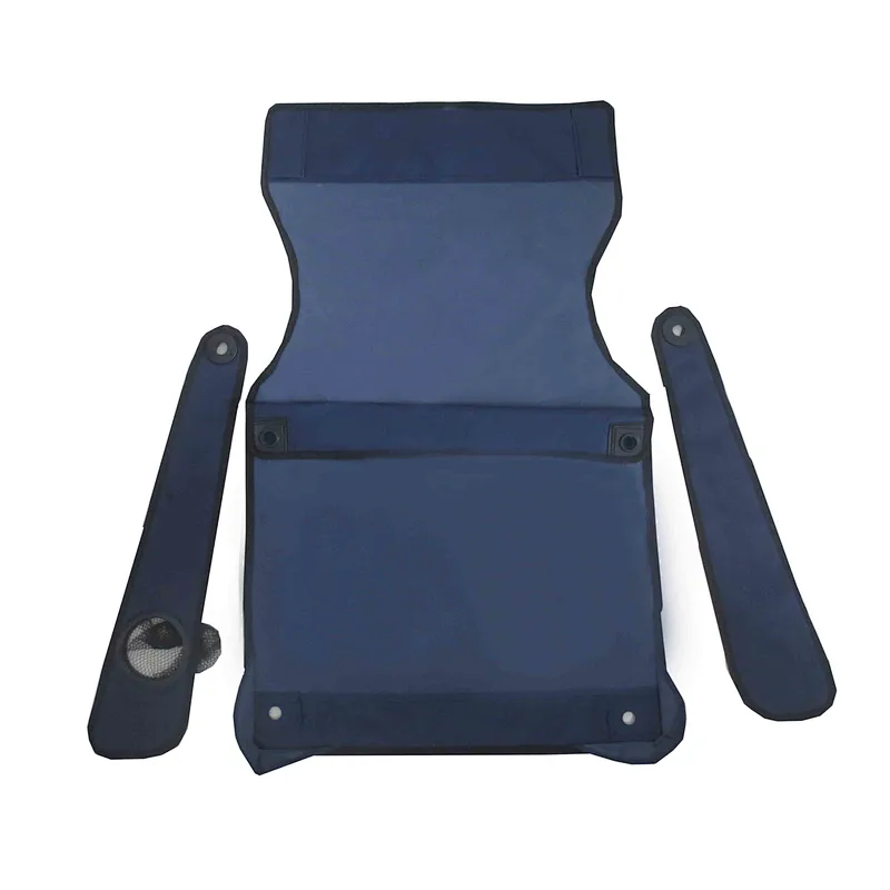 Folding Outdoor Chair Fabric with Carrying Bag and Armrest Camping Chair Fabric PE coating Supplier