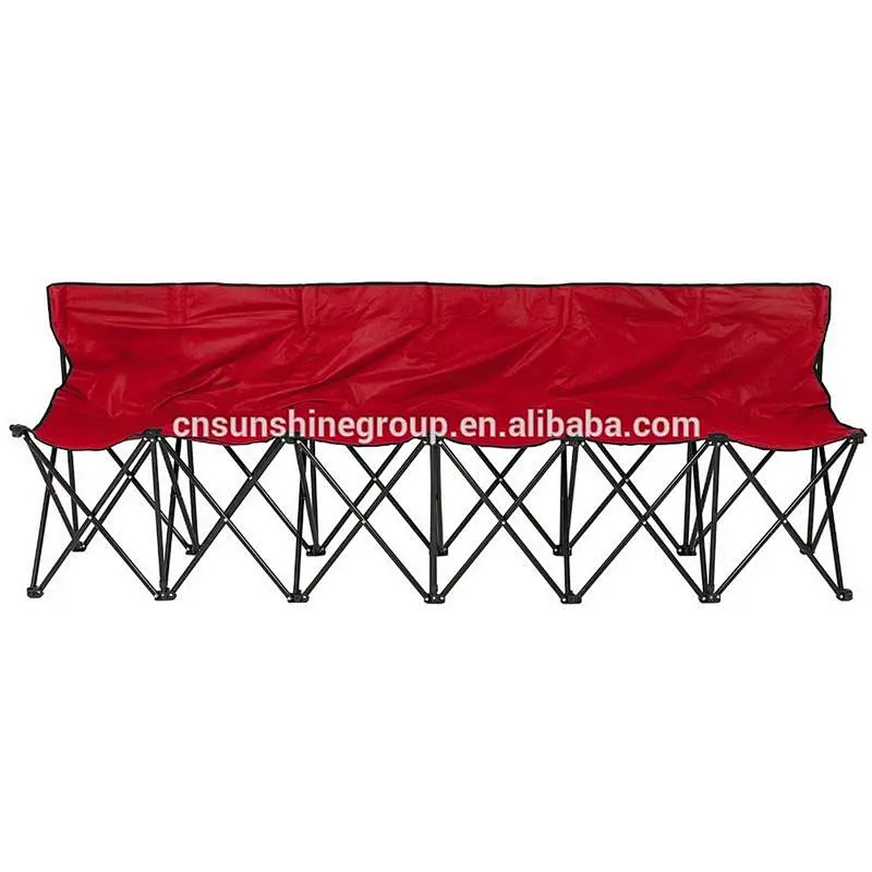 6-Seater Bench Chairs with Back Rest
