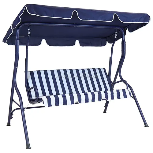 New design hot selling outdoor swing chair,3 person seat garden swing chair
