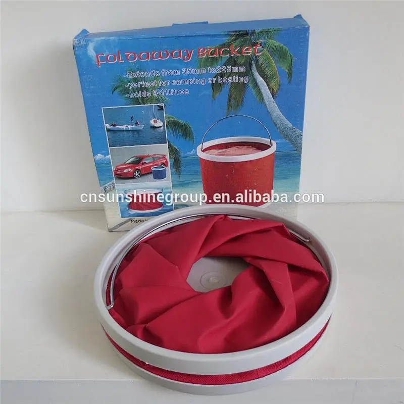 Folding Portable Outdoor Camping Foldable Water Bucket