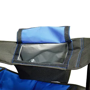 New design Giant folding camping chair with cooler bag foldable for outdoor camping chair