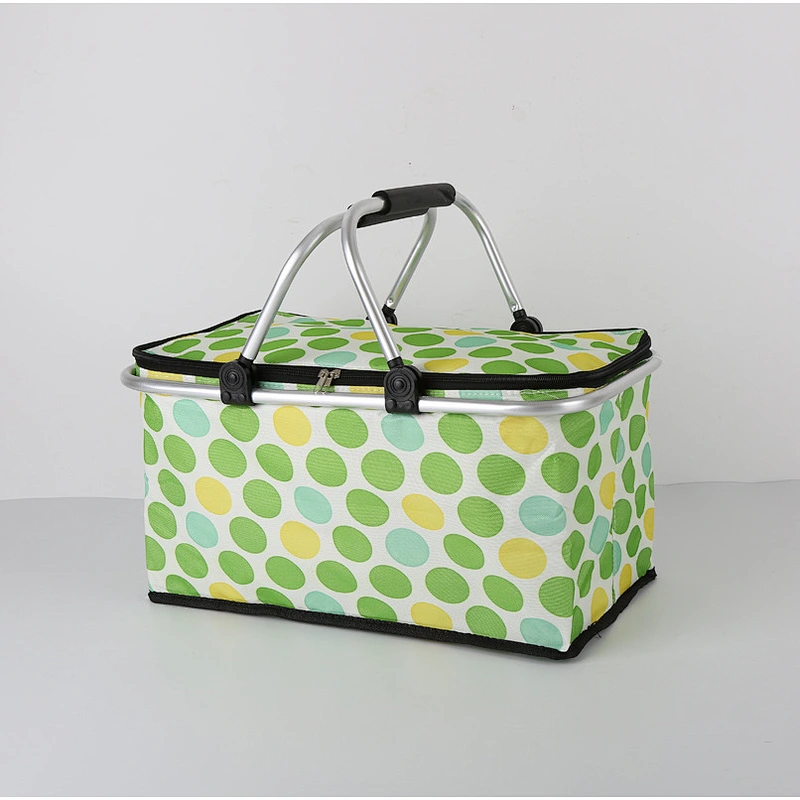 Supergroup Wholesale Fashionable supermarket Custom Morden Rolling collapsable aluminum Shopping Basket