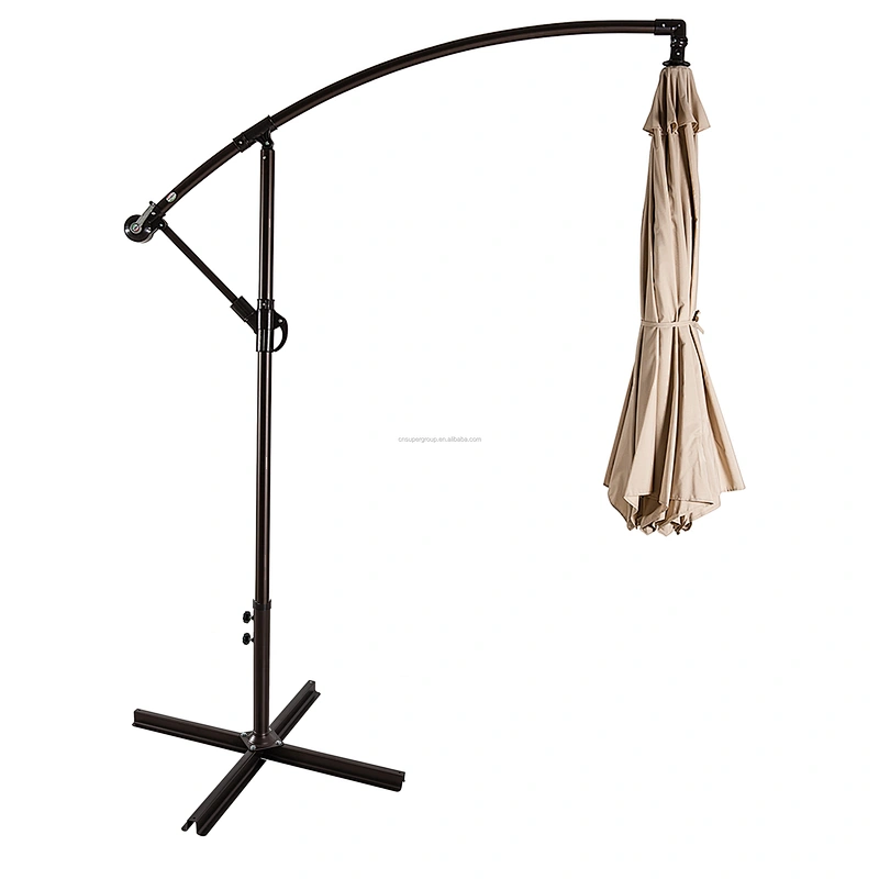 High Quality 3m Outdoor Furniture Patio Parasol Sun Shade Cantilever Yard Banana umbrellas garden