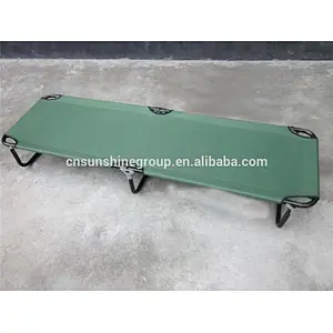 Military portable metal army water bed for camping.