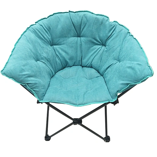 Wholesale Indoor Oversize comfortable sofa padded chairs round chair foldable moon chair