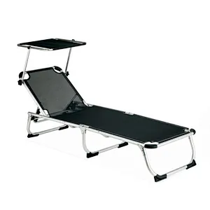 High Quality Lightweight Folding Beach Lounge Chair With canopy