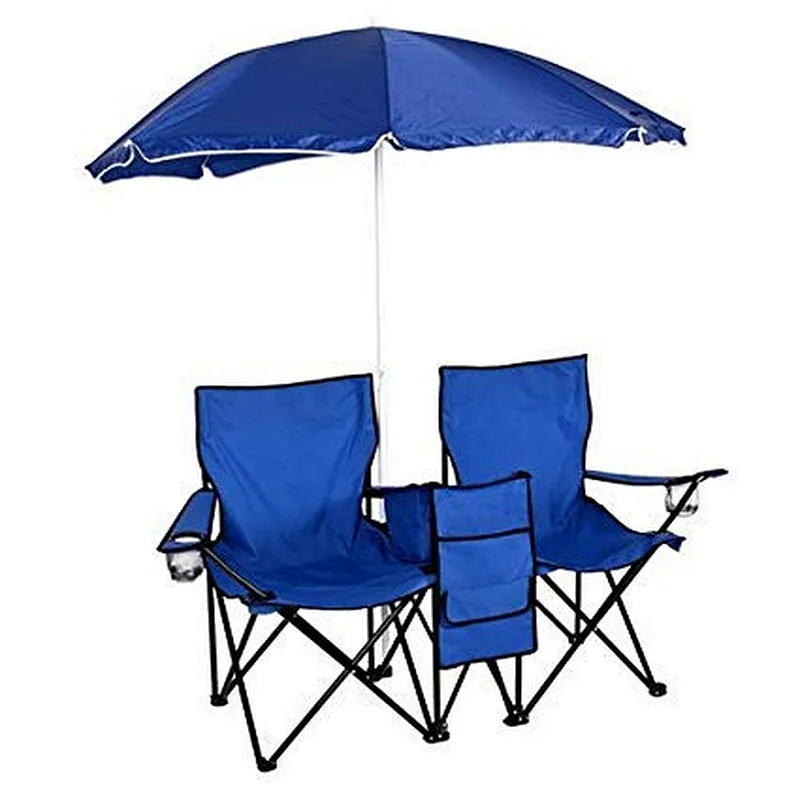 Portable Reclining Folding Beach Camp Chairs With Umbrella