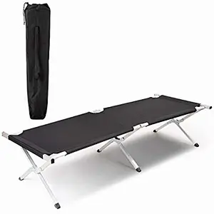 Military Canvas Aluminum Folding Camping Bed