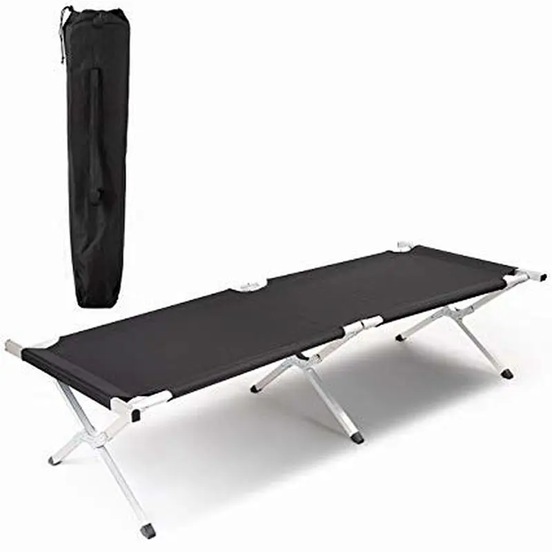 Military Canvas Aluminum Folding Camping Bed