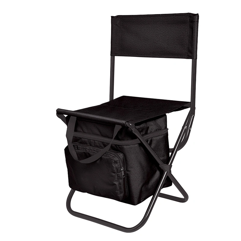 Portable Detachable Backpack Folding Stool with Cooler Bag for Camping Hunting Fishing