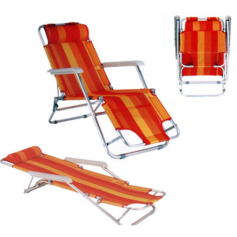 High quality lightweight sun lounge beach recliner zero gravity foldable chair