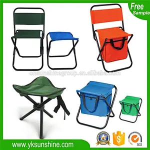 Popular Cheap Outdoor Folding stool chair with free carry case 3 legs Camping Fishing Stool