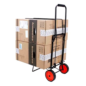 Foldable Compact Multi Purpose Luggage Trolley Cart Flip out Support with Steel