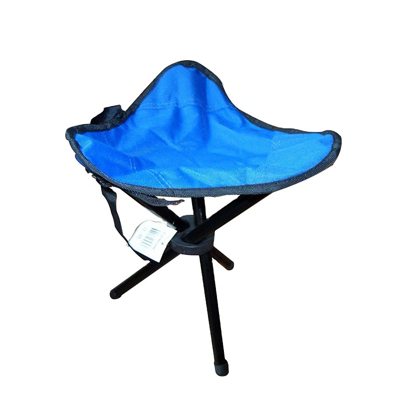 Canvas folded stool hunting triangle folding camp stool chair with three leg and free carrying case