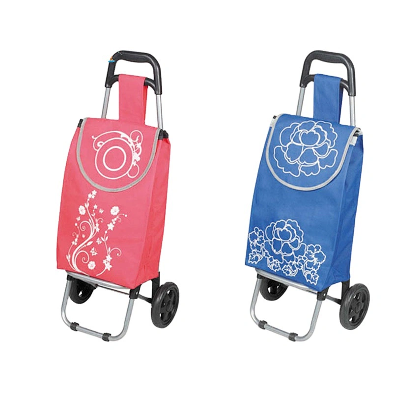 New Arrival Folding shopping luggage supermarket shopping cart trolley