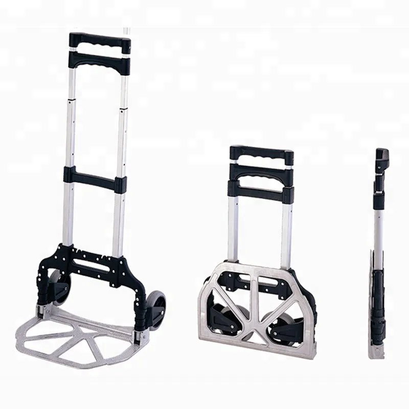 Aluminum hand luggage trolley folding trolley cart