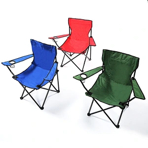 2019hot-sale high quality convenient to carry Outdoor steel beach  folding chair with umbrella