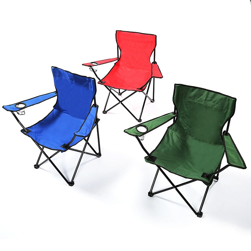 2019hot-sale high quality convenient to carry Outdoor steel beach  folding chair with umbrella