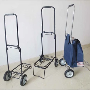 Foldable Compact Multi Purpose Luggage Trolley Cart Flip out Support with Steel