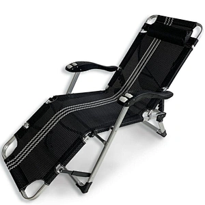 Supergroup Home furniture leisure zero gravity recliner lounge chair bed folding camping chair with footrest