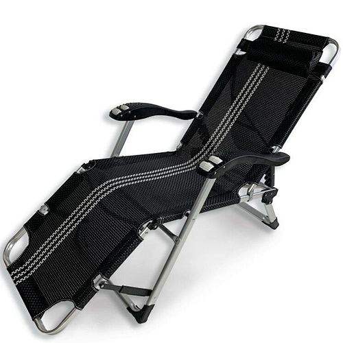 Supergroup Home furniture leisure zero gravity recliner lounge chair bed folding camping chair with footrest