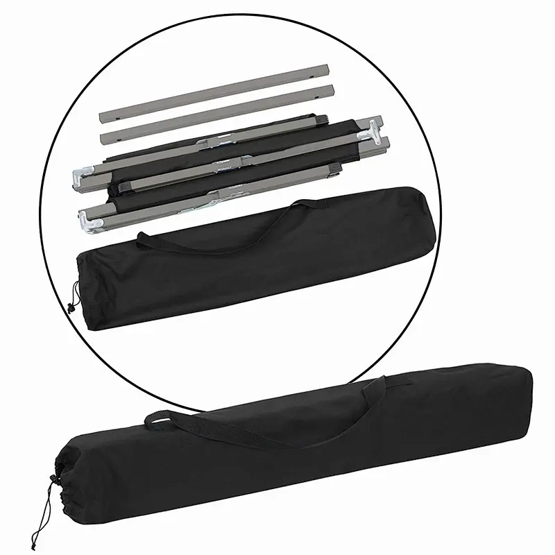 Supergroup Foldable easy carrying aluminum and metal folding bed stretcher military bed army cot folding camping bed