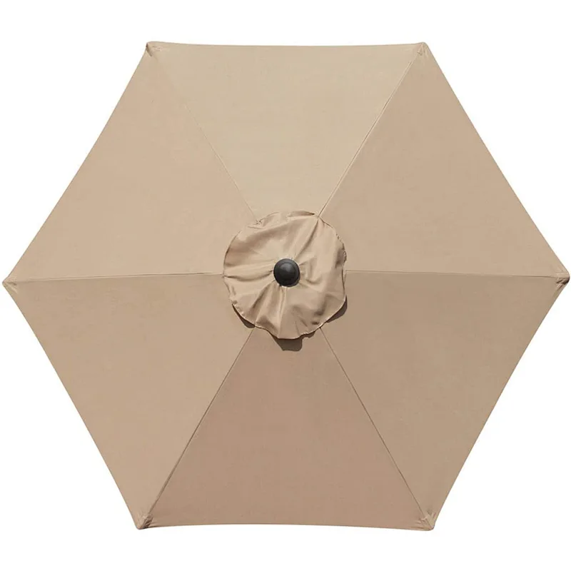 9 Feet Patio Outdoor  Umbrella with 8 Sturdy Ribs Hanging Tilt Lawn  Umbrella