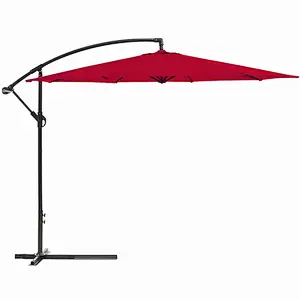 High Quality 3m Outdoor Furniture Patio Parasol Sun Shade Cantilever Yard Banana umbrellas garden