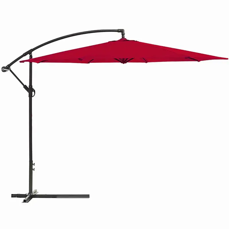 High Quality 3m Outdoor Furniture Patio Parasol Sun Shade Cantilever Yard Banana umbrellas garden