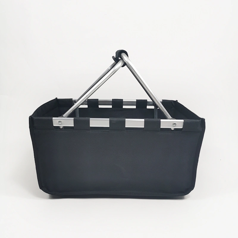 Supergroup Wholesale Fashionable supermarket Custom Morden Rolling collapsable aluminum Shopping Basket