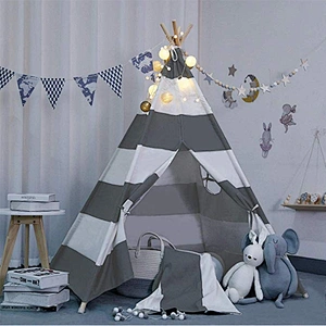 Wholesale Cotton Camping Canvas Wall House Indoor Play Kid Teepee Tent