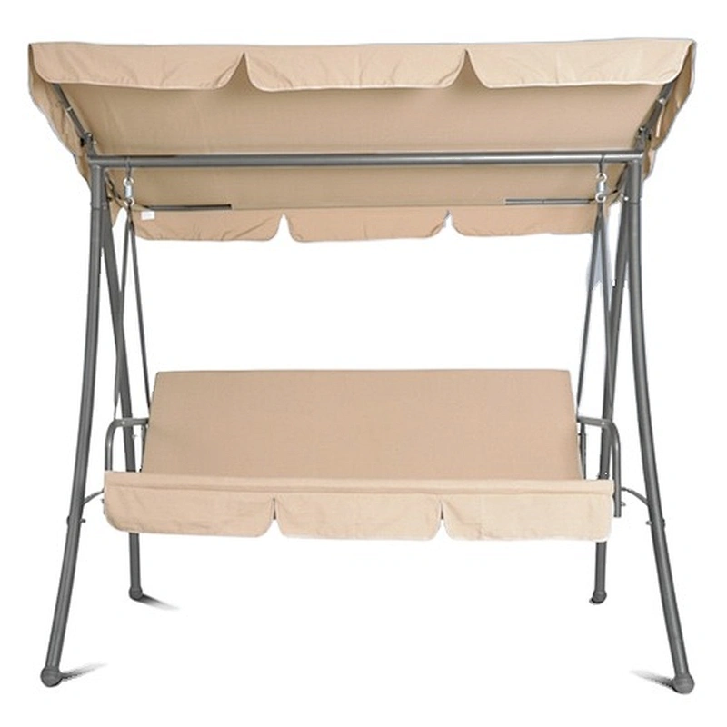 Outdoor  Metal 3 Seater Patio Folding Canopy Garden Swing chair