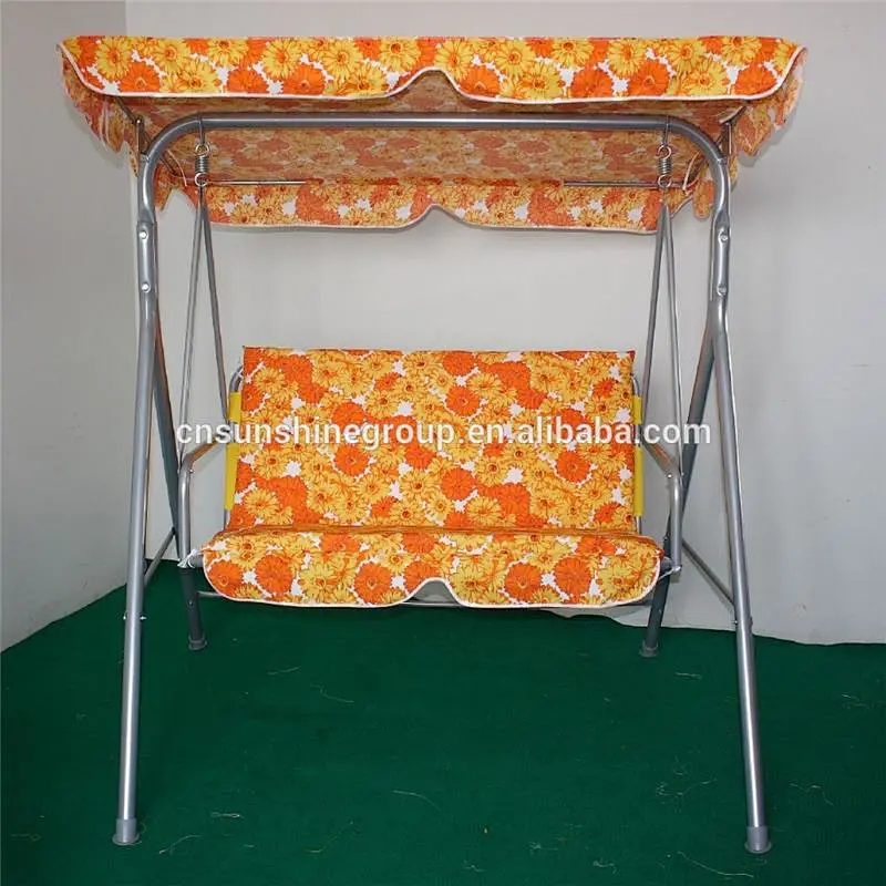 Outdoor double seat swing chair for children