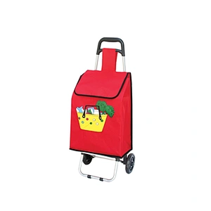 Eco friendly fashion shopping trolley bag sizes hand trolley two wheel