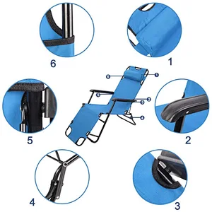 Folding outdoor garden bench chair foldable zero gravity lounger chair