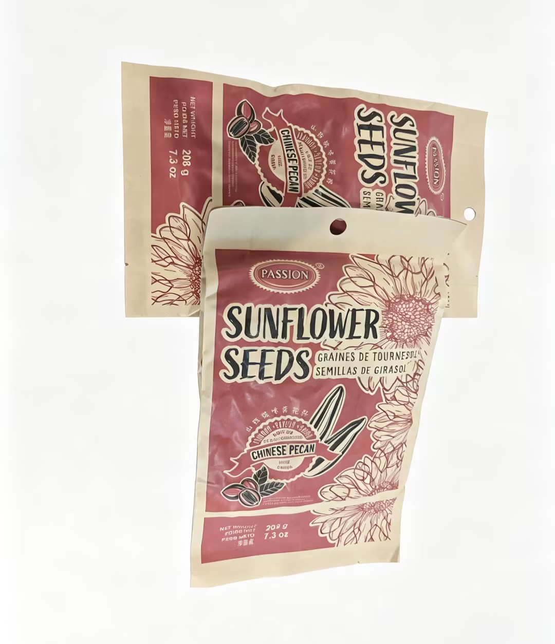 Passion Chinese pecan flavored Sunflower seed