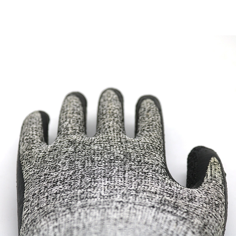 ANSI Level 5 Blade Cut Resistant Anti Slip Gloves Needle Resistance Gloves Cut Proof Crinkle Textured Grip Gloves