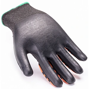 Oilfield Oil Proof Anti Vireration Tpr Impact Mechanic Glove With NBR palm coated