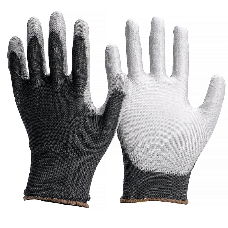 Wonderful Quality Comfortable Palm Fit Coated White PU Glove for Factory Use