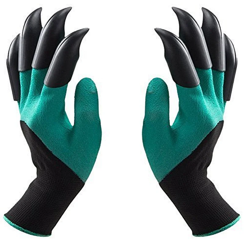 Best Gift Unisex Waterproof Foam Latex Coated Genie Claw Garden Glove for Digging Planting
