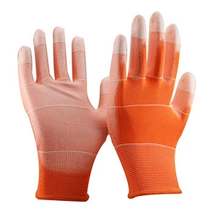 EN388 Best Price Palm Fit Gloves Protective Polyurethane  Luva For Light Industry
