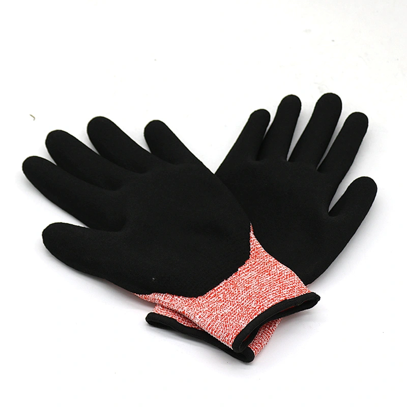 Nitrile Coated Construction Glove Cut Resistant Working Safety Anti Cut Gloves