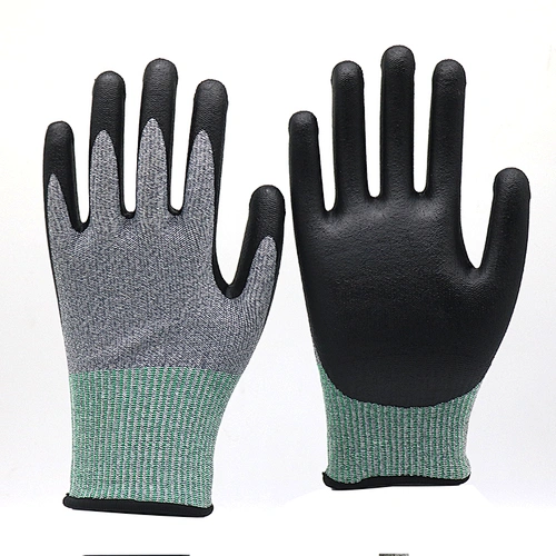 PU Work Gloves Construction Safety Gloves Work Anti Cut Gloves Level 5
