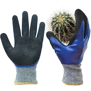 ANSI Level 5 Cut Resistant Security Gloves Nitrile Glasses Fiber Anti Cut Glove